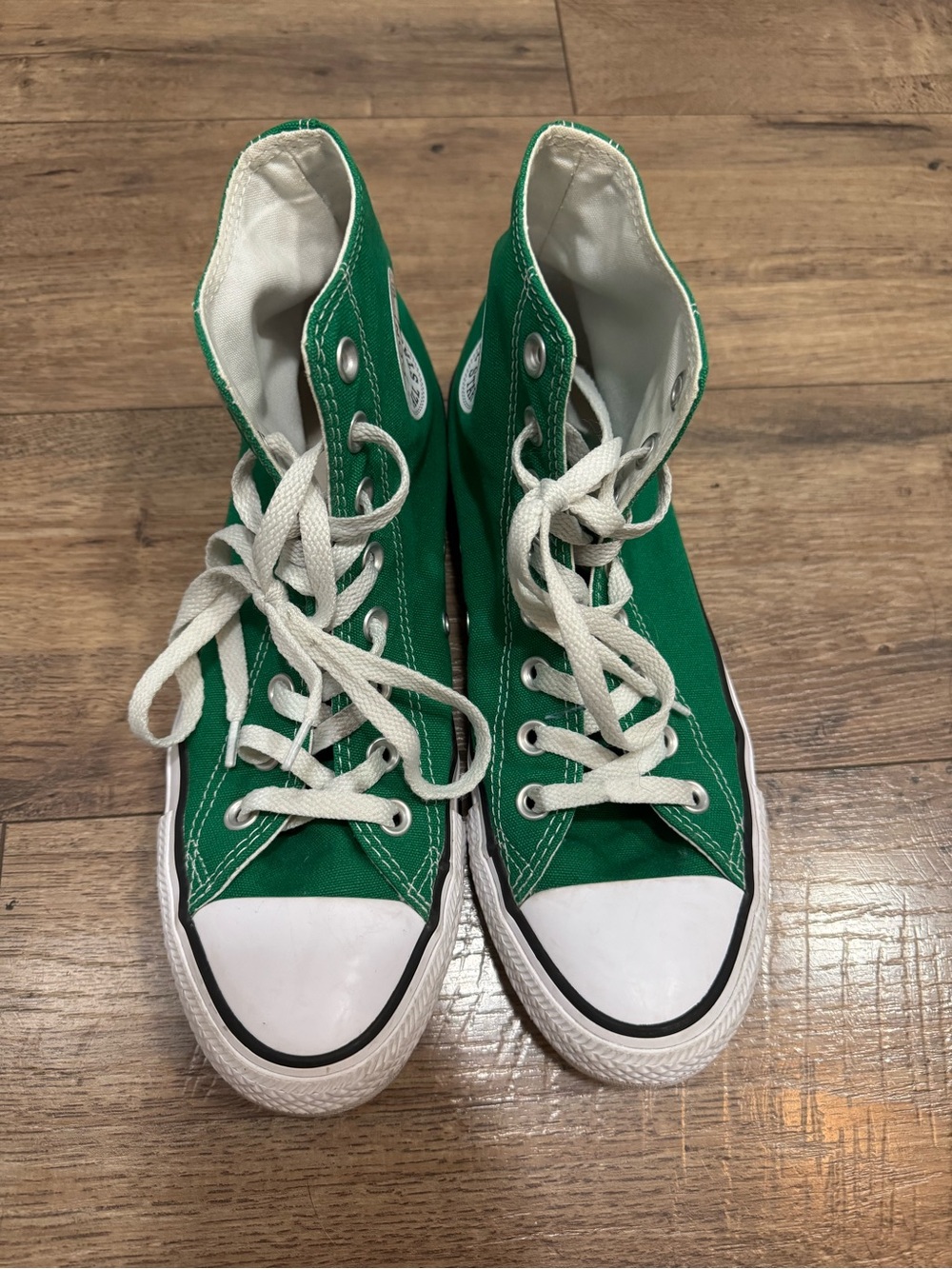 Converse Chuck Taylor Green High-Top Canvas Sneakers W Size 9 Men Size 7